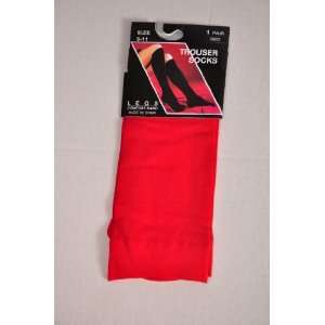  Womens Red Trouser Socks By Legs (One Size) Everything 