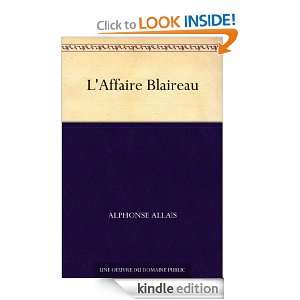 Affaire Blaireau (French Edition) Alphonse Allais  