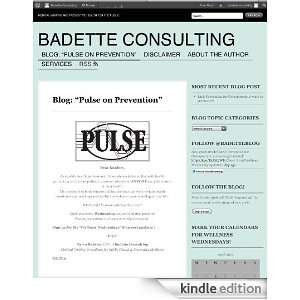  Badette Consulting Pulse on Prevention Kindle Store 
