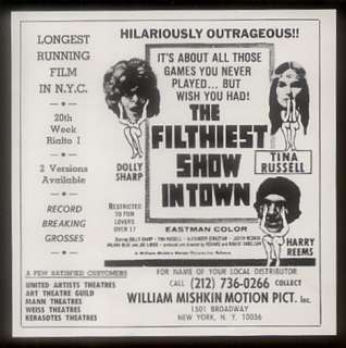   Tina Russell Dolly Sharp photo Filthiest Show in Town movie ad  