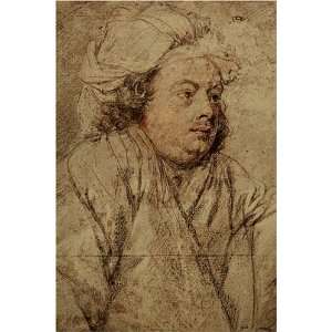 Portrait of a Man in a Turban by Peter Lely, 17 x 20 Fine Art Giclee 