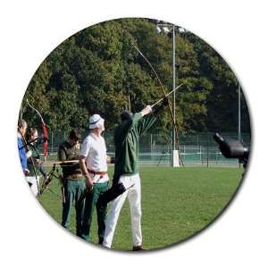  Archery Sport Round Mouse Pad