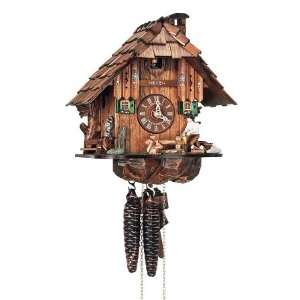  Anton Schneider Cuckoo Clock, Wood Chopper, Model #1105/10 