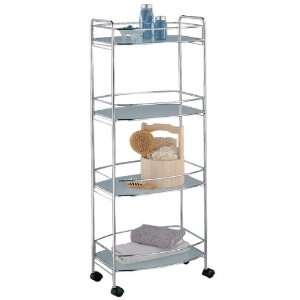  4 Tier Bathroom Oval Valet Cart By Organize It All