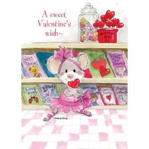  Suzys Zoo Valentines Cards 4 pack, Valentines Wish 