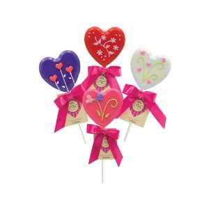 Valentines Day Traditions Lollipops   8 Lollipops, 4 Great Flavors 