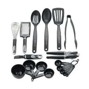  KitchenAid Tools and Gadgets 17 pc. Set   Black Kitchen 