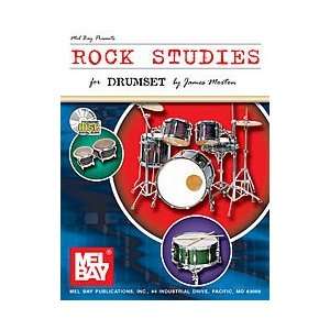  Rock Studies for Drumset Book/CD Set Musical Instruments