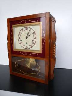   extremely rare Art Deco Westminster wall clock from Vedette, France