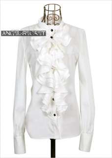 SW6 Lolita gothic punk white corset shirt  
