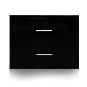  modern contemporary black lacquer nightstands