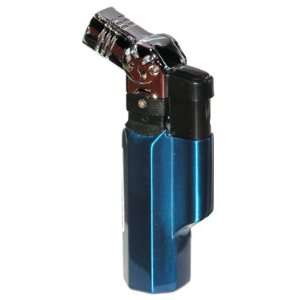  Octagon Single Flame Angle Torch Lighter Blue