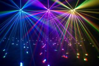 NEW American DJ Quad Phase LED TRI Color DMX Moonflower Club Lighting 