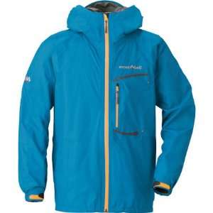  MontBell Torrent Flier Jacket   Mens Cyan Blue, XL 
