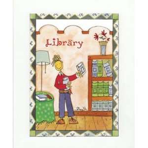    Rooms   Library   Poster by Marta Arnau (7 x 9)