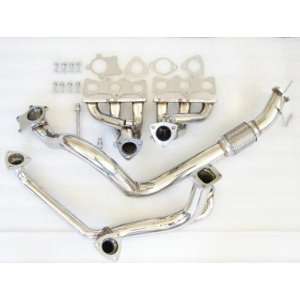   V6 Only T3 Stainless Turbo Manifold + 5 Bolt Standard 2.5 Turbo Down