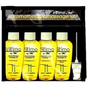 Inttimo Aromatherapy Massage Body Oil Set Includes 4 Inttimo Scents 
