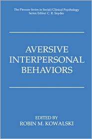   Behaviors, (0306456117), Robin M. Kowalski, Textbooks   