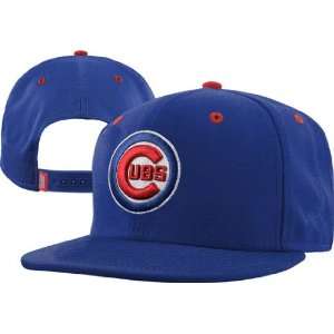  Chicago Cubs Flat Brim Hat Royal Adjustable Sports 