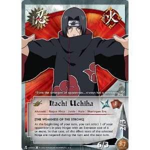    Naruto The Chosen N US081 Itachi Uchiha Rare Card Toys & Games