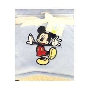  Disney Mickey Mouse 2 Ply Blue Coral Fleece Sherpa Blanket 