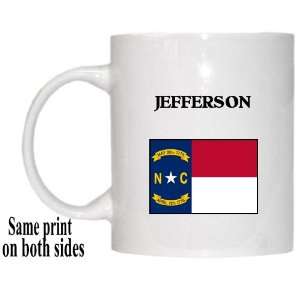  US State Flag   JEFFERSON, North Carolina (NC) Mug 