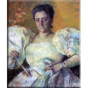  Portrait of Mrs. H. O. Hevemeyer 13x16 Streched Canvas Art 