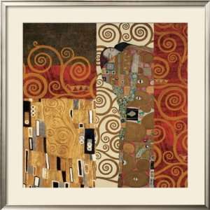 com Deco Collage Detail (from Fulfillment, Stoclet Frieze) Framed Art 