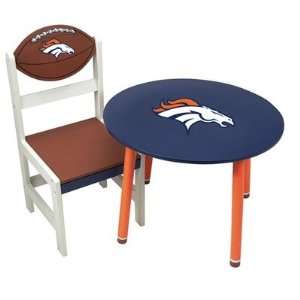  SC Sports Denver Broncos Wooden Table