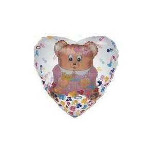   Its A Girl Bear 5B429   Mylar Balloon Foil