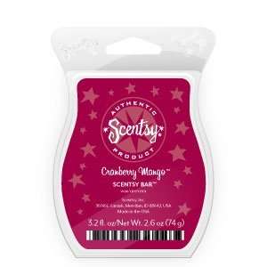  Scentsy, Cranberry Mango, Wickless Candle Tart Warmer Wax 