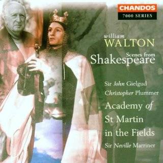 Walton Scenes from Shakespeare/ Gielgud, Plummer, Marriner by William 