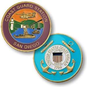  USCG Station San Diego Challenge Coin 