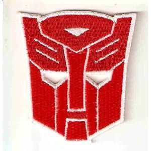  Transformers Autobot Red Logo Embroidered Iron On / Sew On 