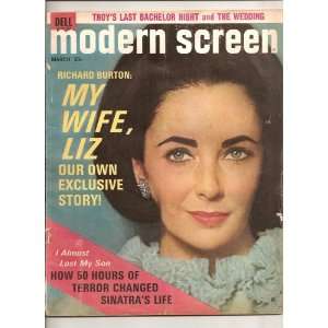   1964 Modern Screen magazine Liz Taylor on cover Helen Weller Books