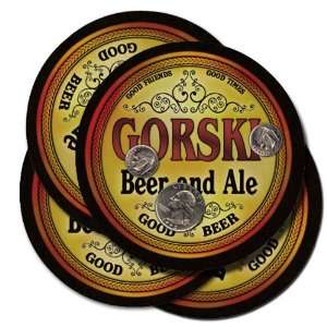  Gorski Beer and Ale Coaster Set