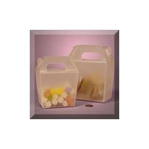  24ea   5 1/2 X 4 X 5 64oz. Pp Frosted Tote Boxes Health 