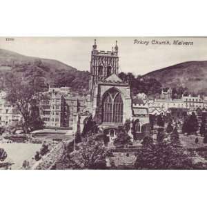 Sheet of 21 Stickers English Church Worcestershire Malvern Priory WC68