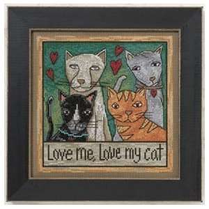  Love Me, Love My Cat   Cross Stitch Kit Arts, Crafts 