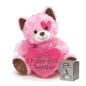 Purr fect Together Pink Plush Kitty with Grocery & Gourmet Food
