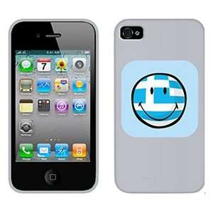  Smiley World Greek Flag on Verizon iPhone 4 Case by 