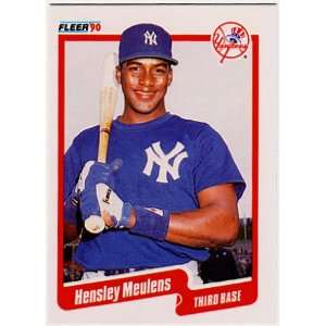  1990 Fleer #449 Hensley Meulens [Misc.]