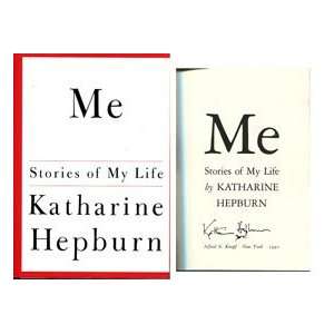 Katharine Hepburn Autographed Me Book 