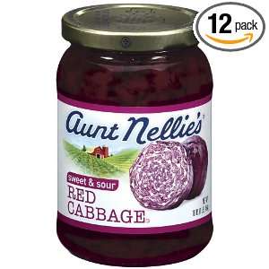 Aunt Nellies Red Cabbage, 16 Ounce Jars Grocery & Gourmet Food