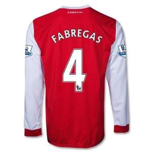  Arsenal 10/11 FABREGAS Home LS Soccer Jersey Sports 