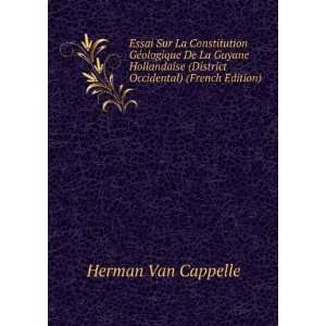   (District Occidental) (French Edition) Herman Van Cappelle Books