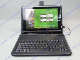 Case + USB keyboard for Acer Iconia Tab A500 + Film + Capacitive 