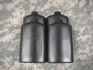 US MILITARY PLASTIC 1 PINT PILOT FLASK / CANTEEN, BLACK  