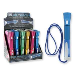  New   Dual Beam Flashlight Pen Case Pack 72 by DDI Arts 