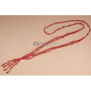  Navajo Indian Juniper Ghost Beads 28   Red (J190) Arts 